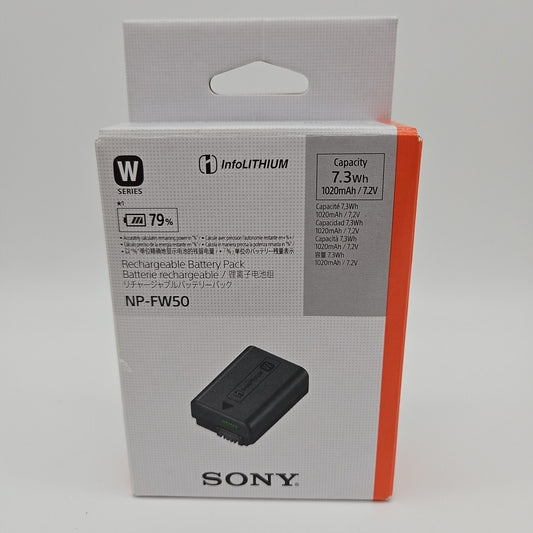 Sony NP-FW50 W SERIES Rechargeable Lithium-Ion Battery
