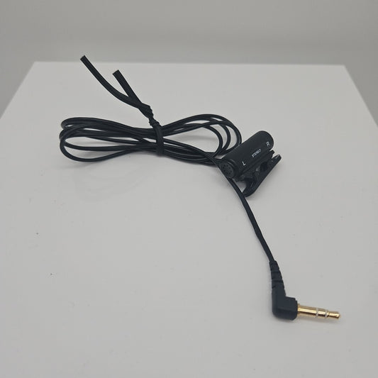 Sony - Compact Stereo Lavalier Microphone ECM- LV1 NO WINDSCREEN