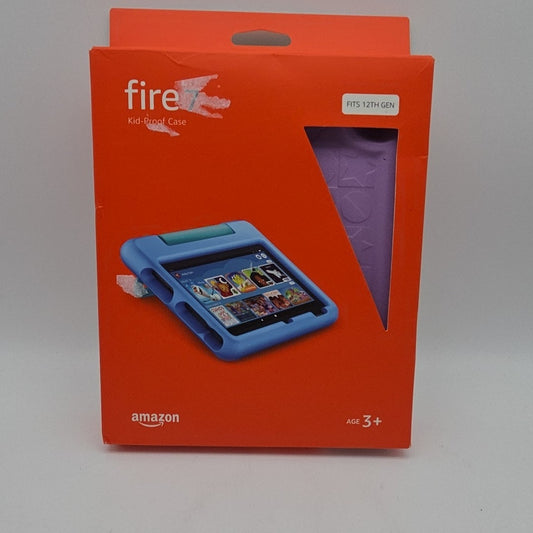 Amazon Kid-Proof Case for Fire 7 Tablet Works w/12th Gen tablet 2022 Purple