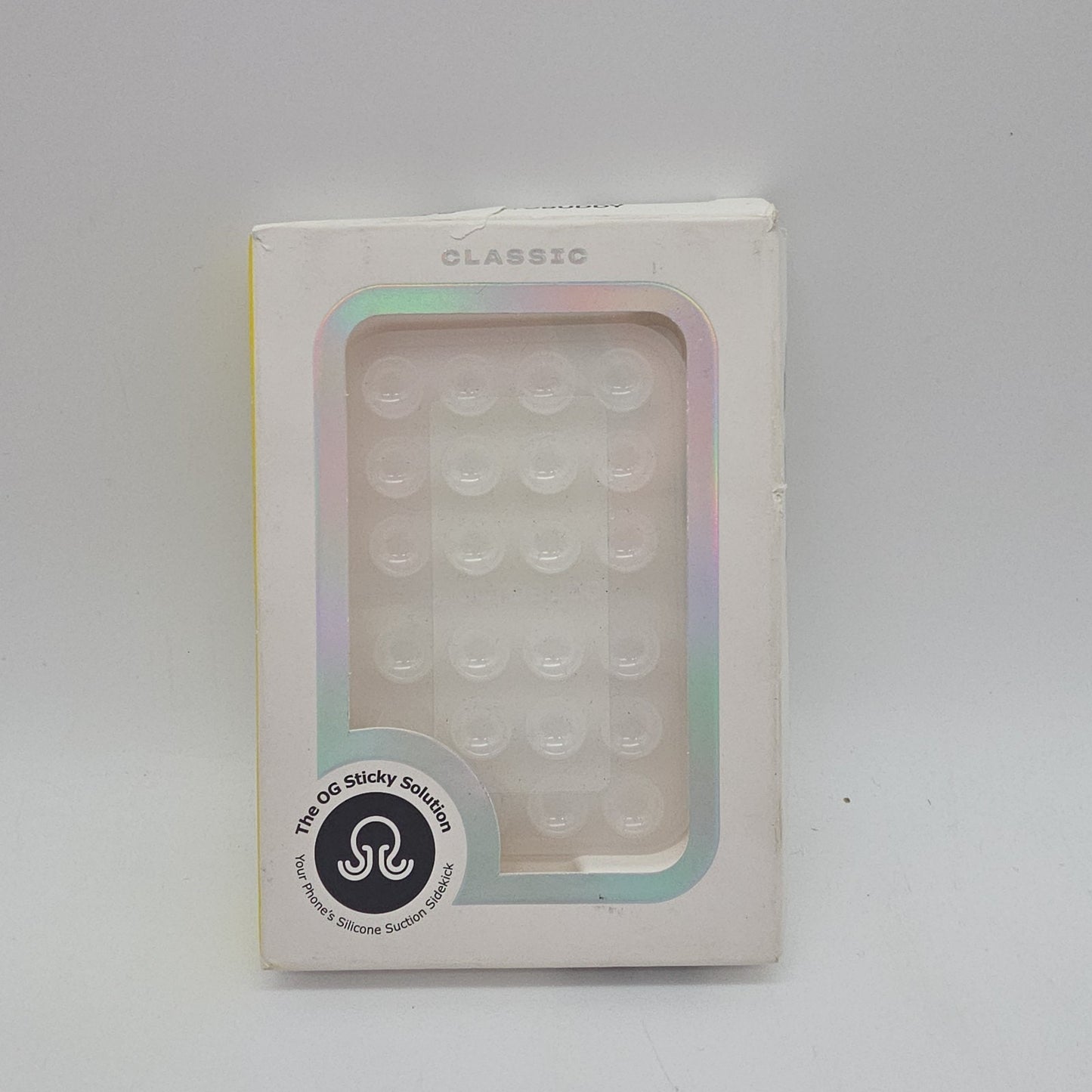 Octobuddy - Silicone Suction Cup Phone Case Mount Double-Sided - Transparent