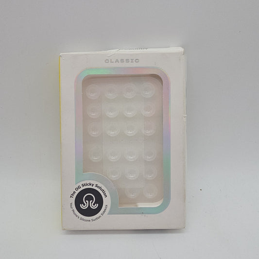 Octobuddy - Silicone Suction Cup Phone Case Mount Double-Sided - Transparent