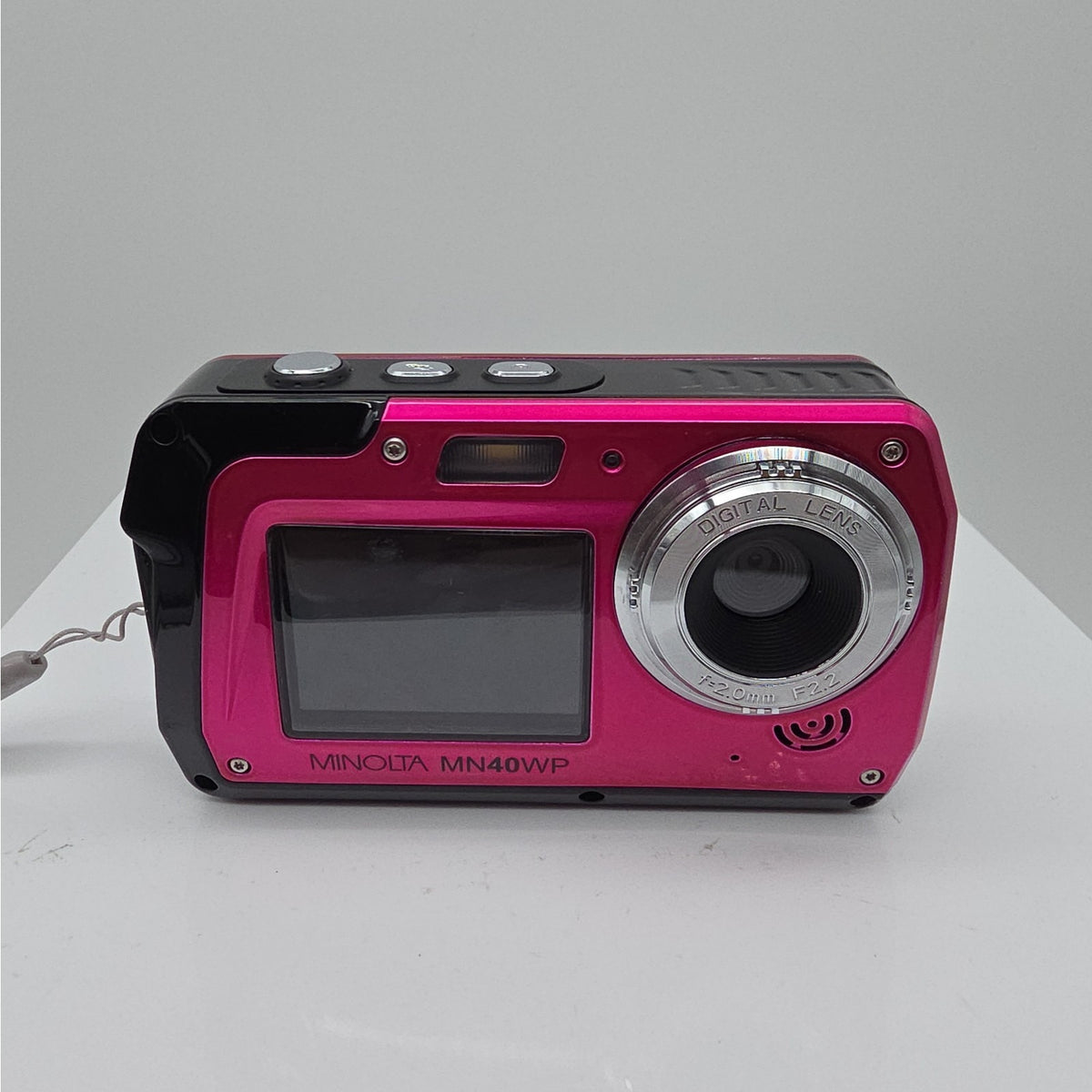 Minolta MN40WP 48MP QHD Dual LCD Screen Waterproof Digital Camera Pink