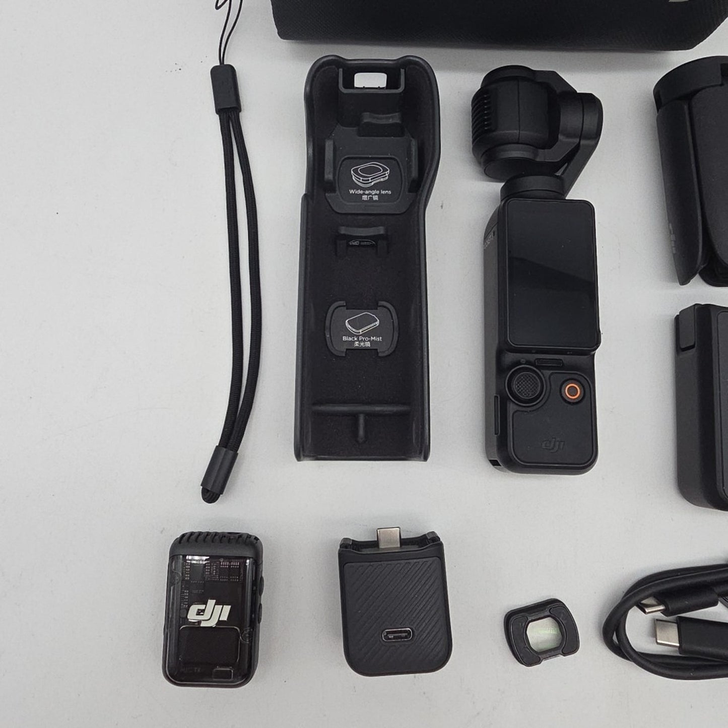 DJI Osmo Pocket 3 Creator Combo Action Camera Kit NO MIC MAGNET- WINDSCREEN