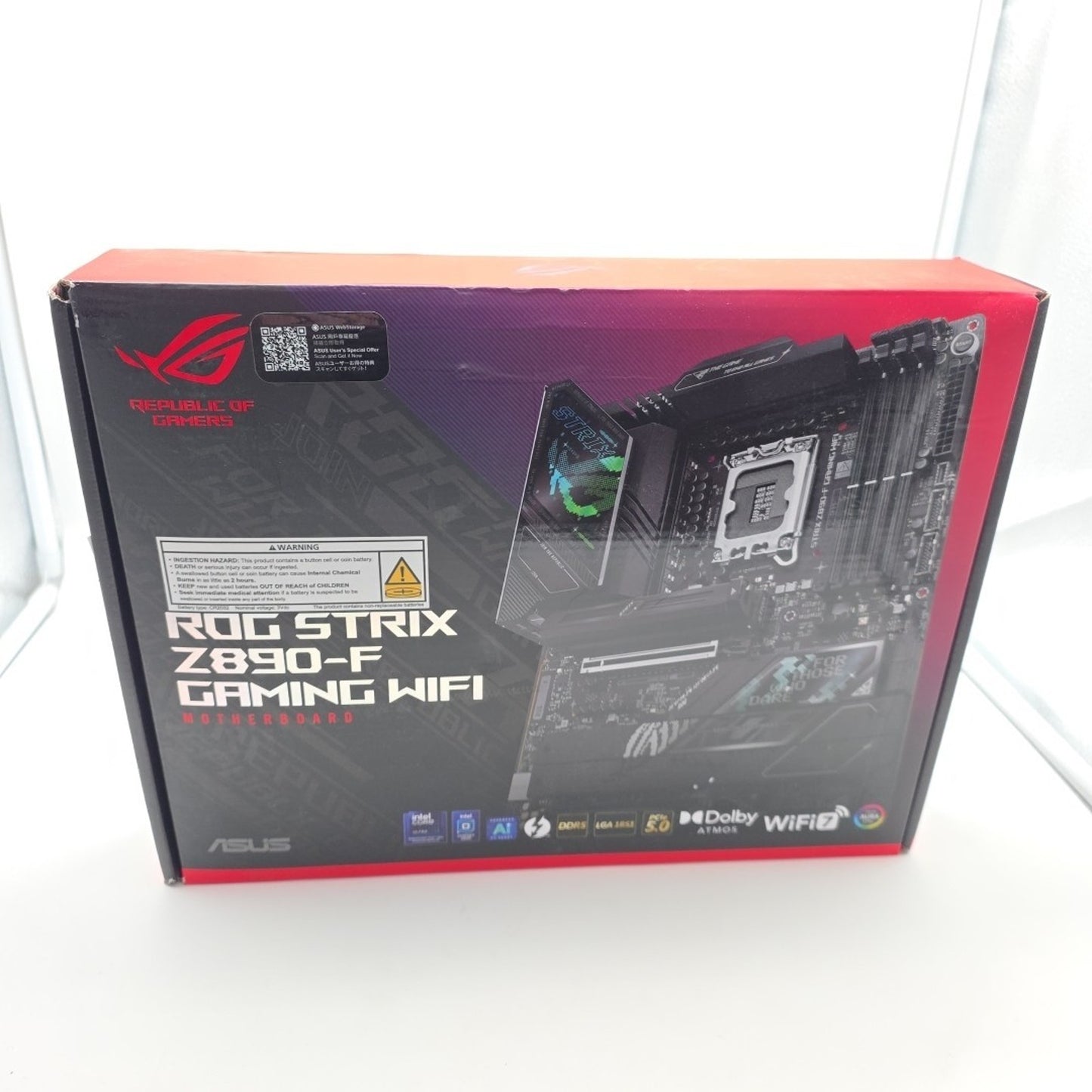 ASUS - ROG STRIX Z890-F GAMING WIFI (Socket LGA 1851) Intel Z890 ATX DDR5 Wi-...