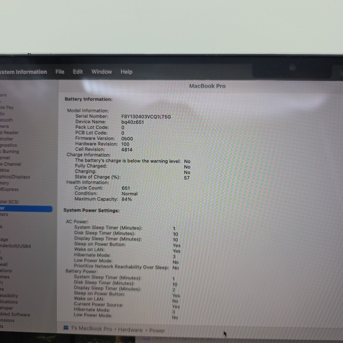 Apple MacBook Pro 14" M1 Pro Chip 512GB 16GB Space Gray MKGP3LL/A 2021 L113