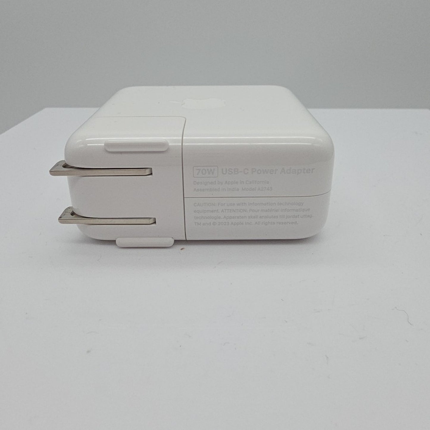 Apple 70W USB-C Power Adapter - White MXN53AM/A - A2743
