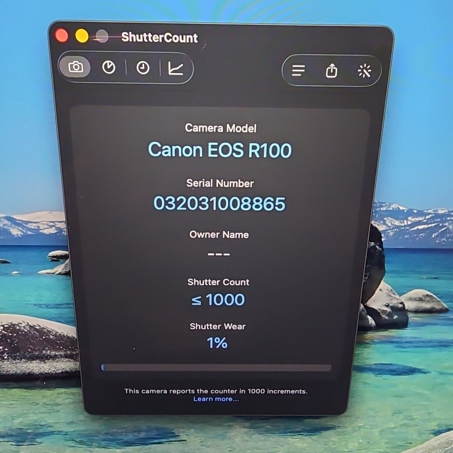 Canon EOS R100 Mirrorless Camera With 18-45mm Lens SN8865